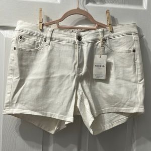 White Torrid Shorts